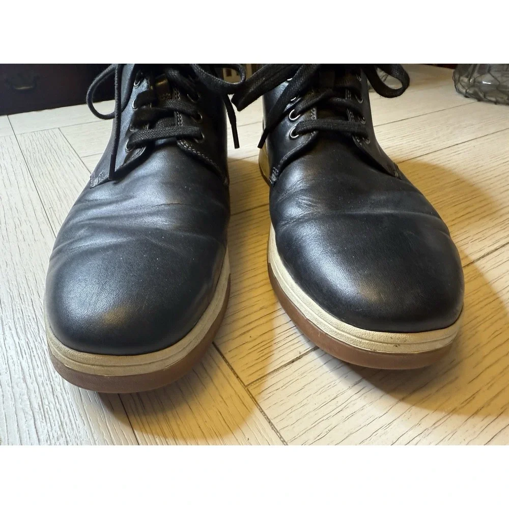 Cole Haan Vartan 2.0 Grand OS Men's Leather‎ Chukka Ankle Boots Shoes Black 10 M